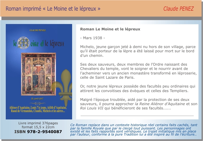 Roman historique médiéval Le Moine et le lépreux